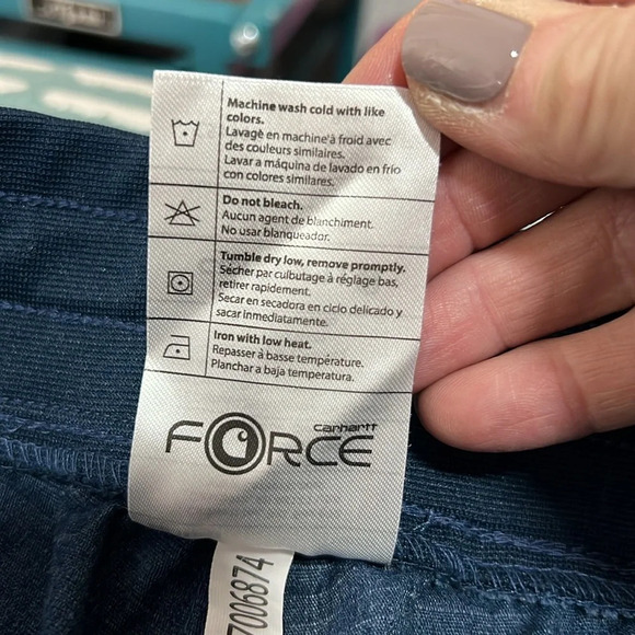 Carhartt Rugged Flex Blue Work Pants for Women Size XL/Regular - Picture 14 of 16